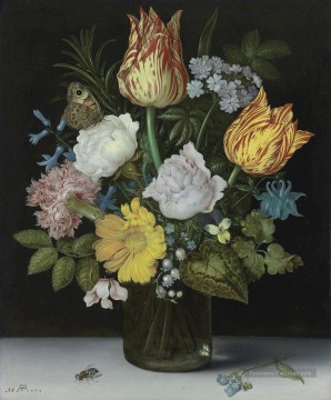 Fleur classiques œuvres - Bosschaert Ambrosius Fleurs et Insectes